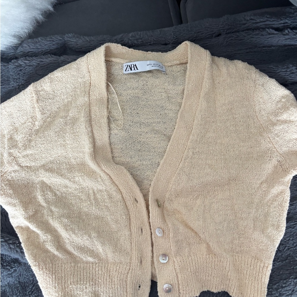 Zara Cream Women's Sweater